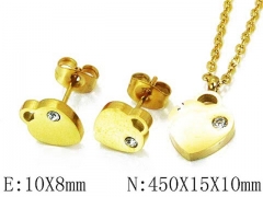 HY Wholesale jewelry Heart shaped Set-HY25S0596NB