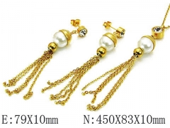 HY Wholesale Jewelry Natural Pearl Set-HY64S0725IIE