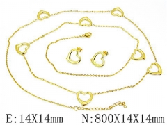 HY Wholesale jewelry Heart shaped Set-HY59S1295HLC