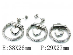 HY Wholesale 316 Stainless Steel jewelry Sets-HY64S1035HKC