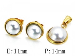 HY Wholesale Jewelry Natural Pearl Set-HY25S0686OW