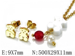 HY Wholesale Bears Earring/Pendant Set-HY64S0571HLC