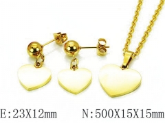 HY Wholesale jewelry Heart shaped Set-HY91S0656HIF