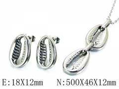 HY Wholesale 316 Stainless Steel jewelry Set-HY59S2765OX