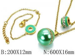 HY Wholesale Jewelry Natural Pearl Set-HY06S0972HMA