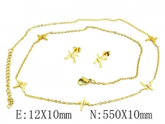HY Wholesale 316 Stainless Steel jewelry Set-HY59S2876HHS