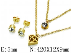 HY Wholesale 316 Stainless Steel jewelry Set-HY21S0114PD