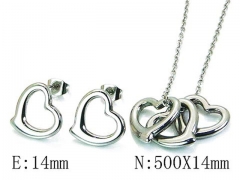 HY Wholesale jewelry Heart shaped Set-HY59S2777NB