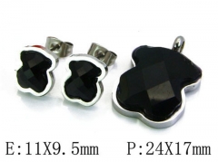 HY Wholesale Bears Earring/Pendant Set-HY64S0277HMZ