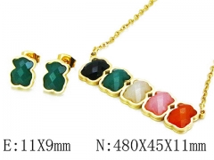 HY Wholesale Bears Earring/Pendant Set-HY02S2511HKX