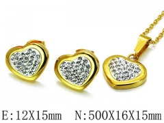 HY Wholesale jewelry Heart shaped Set-HY59S1345HHL
