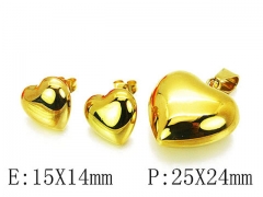 HY Wholesale jewelry Heart shaped Set-HY08S0210HLD