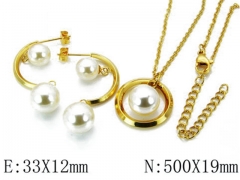 HY Wholesale Jewelry Natural Pearl Set-HY06S0824HJZ