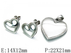 HY Wholesale jewelry Heart shaped Set-HY06S0914HEE