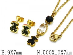 HY Wholesale Bears Earring/Pendant Set-HY64S0414ILZ