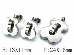 HY Wholesale Bears Earring/Pendant Set-HY64S0337HNZ