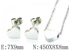 HY Wholesale jewelry Heart shaped Set-HY25S0612MS