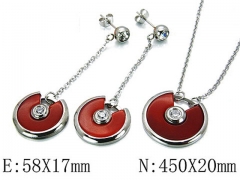 HY Wholesale 316 Stainless Steel jewelry Set-HY06S0958HIS