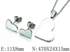 HY Wholesale jewelry Heart shaped Set-HY54S0158LY