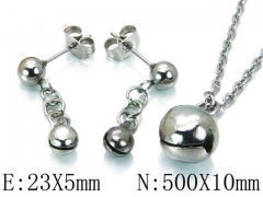 HY Wholesale 316 Stainless Steel jewelry Sets-HY81S0377HSS