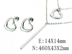 HY Wholesale jewelry Heart shaped Set-HY59S2935PD