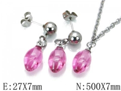 HY Wholesale 316 Stainless Steel jewelry Set-HY81S0003H10