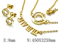 HY Wholesale 316 Stainless Steel jewelry Set-HY54S0368PLA