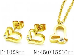 HY Wholesale jewelry Heart shaped Set-HY25S0617NR