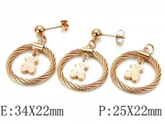 HY Wholesale Bears Earring/Pendant Set-HY64S0766IIQ