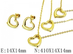 HY Wholesale jewelry Heart shaped Set-HY59S2904HIF