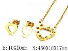 HY Wholesale jewelry Heart shaped Set-HY81S0533PA