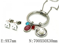 HY Wholesale Bears Earring/Pendant Set-HY64S0620IIE