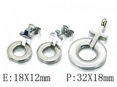 HY Wholesale 316 Stainless Steel jewelry Sets-HY64S1037HHU