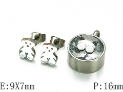 HY Wholesale Bears Earring/Pendant Set-HY64S0584HMC