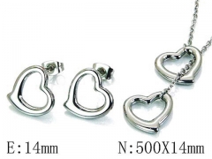 HY Wholesale jewelry Heart shaped Set-HY59S2775OE
