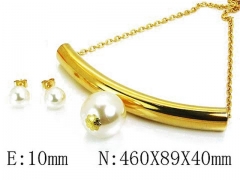 HY Wholesale Jewelry Natural Pearl Set-HY64S0970HJW