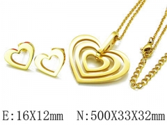 HY Wholesale jewelry Heart shaped Set-HY59S1320PL