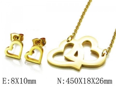 HY Wholesale jewelry Heart shaped Set-HY54S0382MX