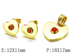 HY Wholesale jewelry Heart shaped Set-HY64S0674HLT