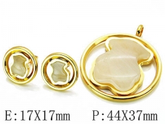 HY Wholesale Bears Earring/Pendant Set-HY64S0534IIX