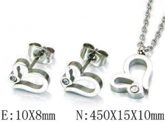 HY Wholesale jewelry Heart shaped Set-HY25S0616MW