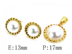 HY Wholesale Jewelry Natural Pearl Set-HY25S0676OF