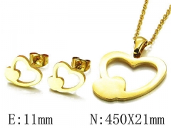 HY Wholesale jewelry Heart shaped Set-HY54S0404MC