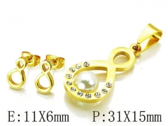 HY Wholesale Jewelry Zircon / Crystal Sets-HY25S0584OE