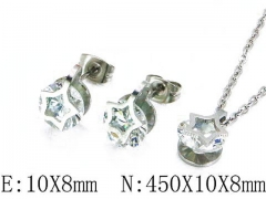 HY Wholesale Jewelry Zircon / Crystal Sets-HY25S0671OW