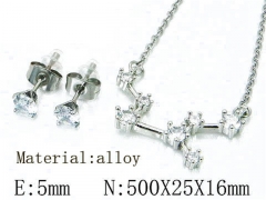 HY Wholesale Jewelry Zircon / Crystal Sets-HY54S0438MLF