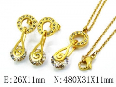 HY Wholesale Jewelry Zircon / Crystal Sets-HY64S0307HJZ