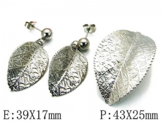 HY Wholesale 316 Stainless Steel jewelry Set-HY81S0445HHA