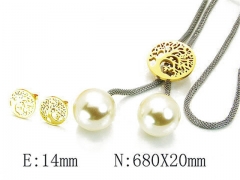HY Wholesale 316 Stainless Steel jewelry Set-HY64S0722IHD