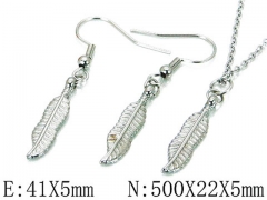 HY Wholesale 316 Stainless Steel jewelry Set-HY64S1056HTT